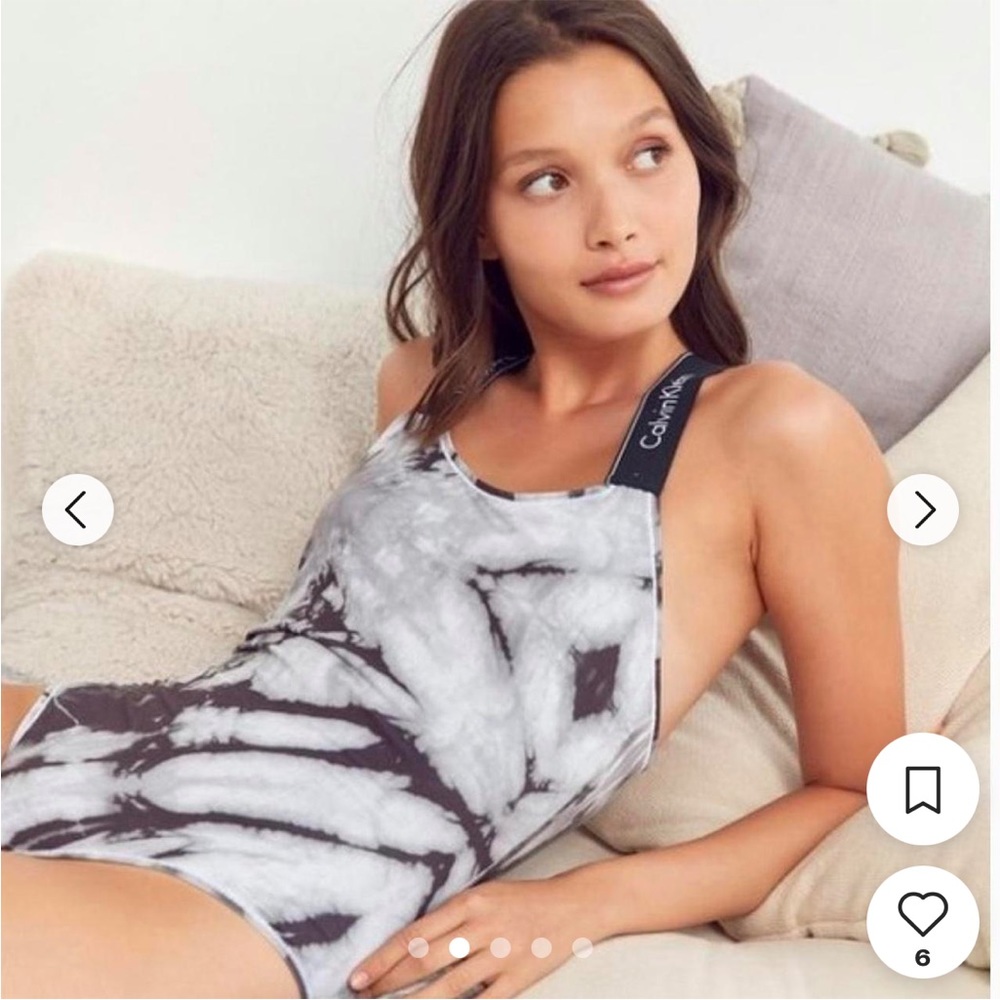Urban Outfitters Calvin Klein Tie Dye Bodysuit
